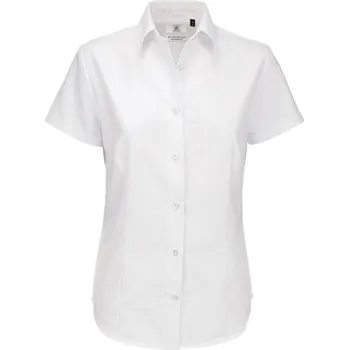 Dámská košile B&C | Oxford SSL /women white 5XL Halenka