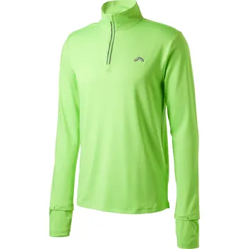 Pánské oblečení CRIVIT Pánské funkční triko s dlouhými rukávy (neonově zelená, XL (56/58))