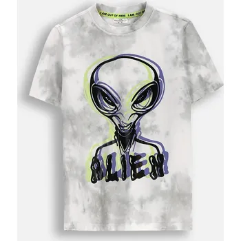 Chlapecké tričko Chlapecké tričko bílé s krátkým rukávem, velikost 134 Coccodrillo WC5