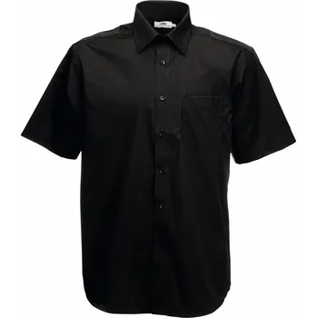 Pánská košile F.O.L. | Poplin Shirt SSL black S Košile