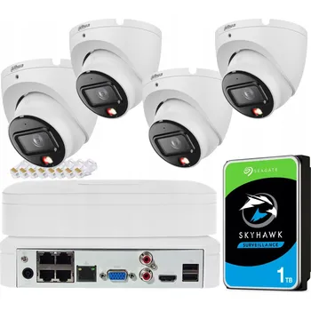 IP kamera Monitorovací sada 4 kamery 6MPx PoE DAHUA Venkovní náhled Aplikace