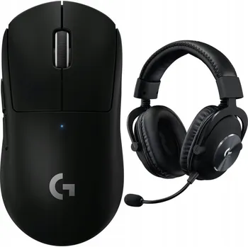 Sluchátka Sluchátka bezdrátová náhlavní Logitech G PRO X Lightspeed + G Pro X Superlight