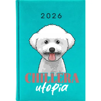 Kalendář Knižkový kalendář 2026 A5 FunnyCase modrý