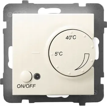 Elektrická zásuvka Zásuvka do zdi Ospel béžová