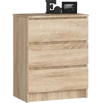 Komoda Komoda MURIEL Barva: dub sonoma, Rozměr: 60,4x77x40