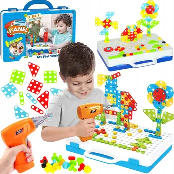 ostatní stavebnice KREATIVNÍ STAVEBNICE SADA SKLÁDAČKA ŠROUBOVÁK 249 DÍLŮ DÁREK