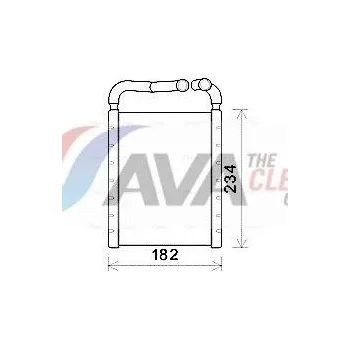 Výměník tepla Výměník tepla, vnitřní vytápění AVA COOLING SYSTEMS HY6356