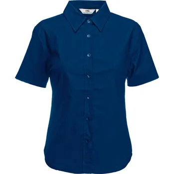 Dámská halenka F.O.L. | Lady-Fit Oxford Shirt SSL navy XXL Halenka