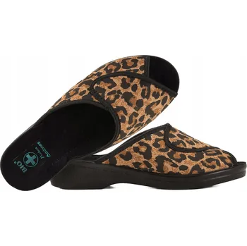 Dámské pantofle ADANEX 29918 TEXTILNÍ DOMÁCÍ DÁMSKÉ PANTOFLE PANTOFLE SANDÁLE KLAPKY KOTURN BIO PU 38