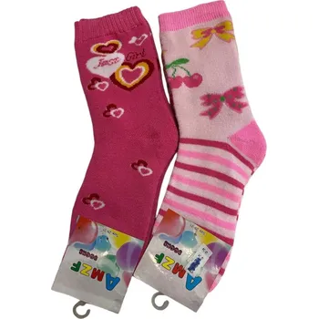 Set 2 párů ponožek s motivy - dívčí MIX Velikost: EU 29-31