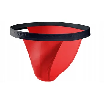 Slipy Pánské slipy TANGA SM04 moderní pohodlné červené XL