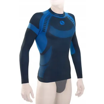 Pánské tričko Pánské termoaktivní triko s dlouhým rukávem, tmavě modré, velikost S
