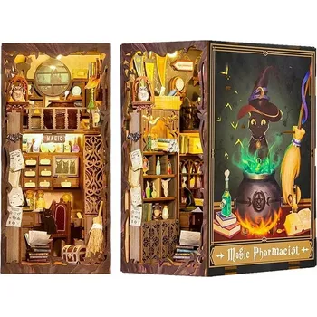 Domeček pro panenku Miniaturní domeček Book Nook - Kouzelná lékárna CuteBee