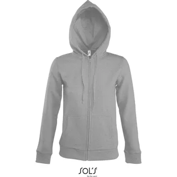 Dámská mikina SOL'S | Seven Women grey melange S Mikina s kapucí (dámská)