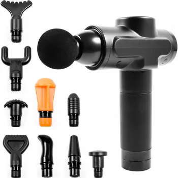 Masážní přístroj Masážní pistole Masážní Přístroj na tělo + Taška + Vyměnitelné nástavce