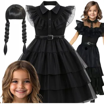 Karnevalový kostým Wednesday TuTuu vel. 110-116 Černá