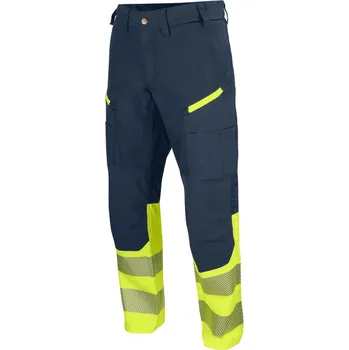 montérky ProJob | 6528 Waistpant Stretch (84-120) yellow/navy (104) Kalhoty