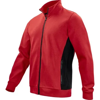 Pánská mikina ProJob | 2129 Sweatshirt Full Zip red L Mikina (pracovní)