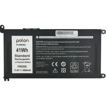 Počítač TRX Baterie Polion YRDD6 pro notebooky DELL Vostro 3400 5488 5585 Inspiron 5490 - 3600mAh 41Wh/ neoriginální
