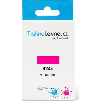 Zásobník TisknuLevne.cz č.924e 4K0U8N (Purpurový)