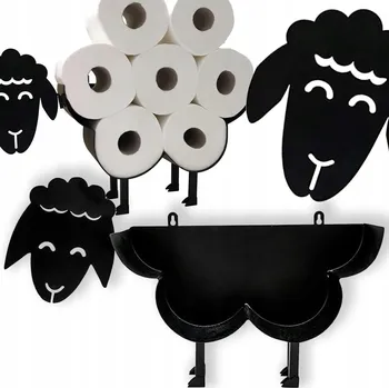 STOJAN DRŽÁK STOJÁNEK BERAN OVEČKA VĚŠÁK NA TOALETNÍ PAPÍR DO WC KOUPELNY