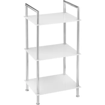 regál Regál ALAIN Barva: stříbrná, Rozměr: 37x71x28