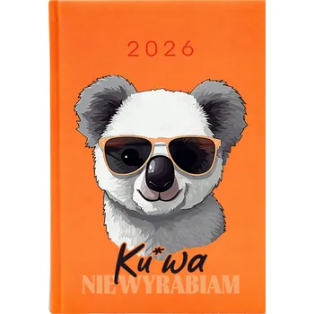 Kalendář Knižkový kalendář 2026 A5 FunnyCase oranžový