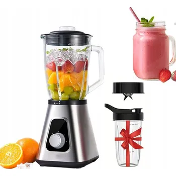 Stolní mixér Bedee Electric Blender 1300 W stříbrný/šedý