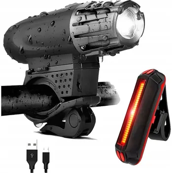 Cyklosvítilna Osvětlení na kolo ZREE 6949597409855 200 lm USB