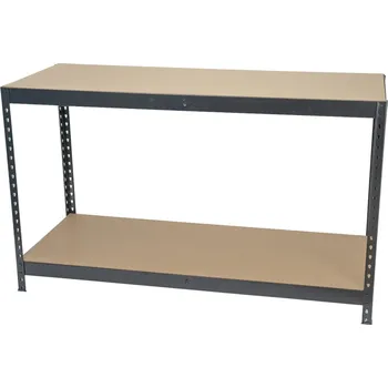 Dílenský stůl Matabro MB-SH05, Pracovní stůl | 2 police | 1500 x 600 x 900 mm