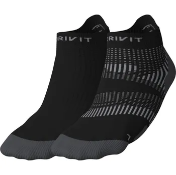 Dámské ponožky CRIVIT Dámské / Pánské běžecké ponožky, 2 páry (černá/šedá, 41/42)