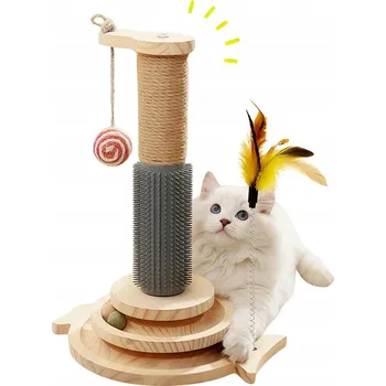 ŠKRABADLO PRO KOČKY DOMEČEK PELÍŠEK ŠKRABACÍ SLOUPEK HRAČKA