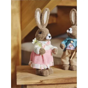 Velikonoční dekorace Sinsay - Velikonoční figurka zajíce v oblečení - pastelová růžová - 303IJ-03X - 303IJ-03X-ONE