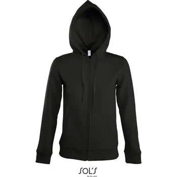 Dámská mikina SOL'S | Seven Women black L Mikina s kapucí (dámská)