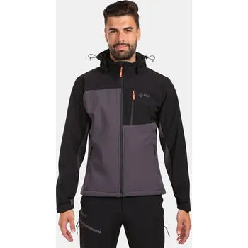 Pánská softshellová bunda Kilpi ONTAVIO-M dark grey XXL