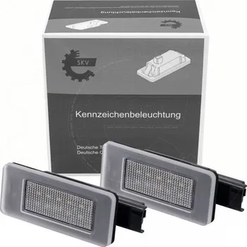 Osvětlení automobilu Osvětlení LED registrační značky Citroën C5 III Peugeot 2008 I 207 CC 308 II 9682403680 ESEN SKV