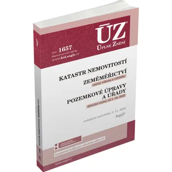 ÚZ 1657: Katastr nemovitostí, Zeměměřictví, Pozemkové úpravy a úřady - Sagit (2025, brožovaná)