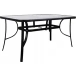 Zahradní stůl 150x90 cm SPRINGOS TOSCANA černý