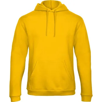 Pánská mikina B&C | ID.203 50/50 gold M Mikina s kapucí