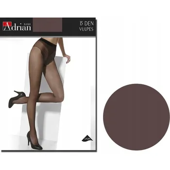 Dámské spodní prádlo Punčocháče hladké Adrian VULPES 15den šedé Antracite velikost 4