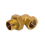 H-Line mosaz radiátorové šroubení rohové 2"