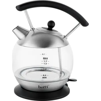 Rychlovarná konvice Akumulátorová rychlovarná konvice ze skla BOTTI ELECTRONIC TADAO 1,7 l