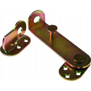 Visací zámek ZÁMEK ZÁPADKA ZÁVORA NA DVEŘE PRO VISACÍ ZÁMEK POZINK