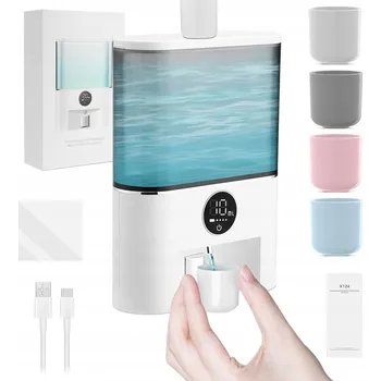 Dávkovač mýdla DÁVKOVAČ ÚSTNÍ VODY BEZDRÁTOVÝ + 4 KELÍMKY