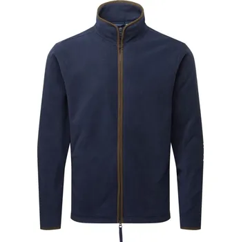 Premier | PR 823 navy/brown S Pánská fleecová bunda „Artisan“