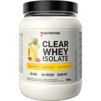 Protein Proteinový izolát 7Nutrition 500 g bez laktózy, tropické ovoce
