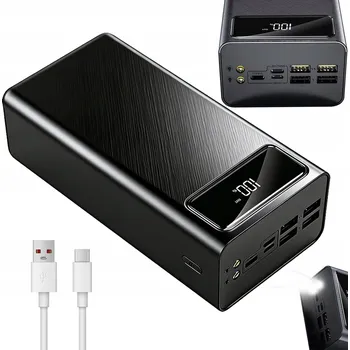 Powerbanka POWERBANKA 50000MAH 4XUSB USB-C SILNÁ RYCHLÉ NABÍJENÍ S BATERKOU