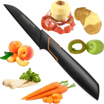 Kuchyňský nůž Fiskars Nůž na škrábání a loupání hran 8 cm Nerezová Ocel 1003091