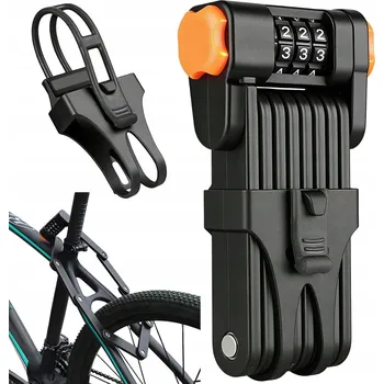 Zámek na kolo SKLÁDACÍ ZÁMEK NA KOLO OCELOVÝ PROTIKRÁDEŽOVÝ ZÁMEK