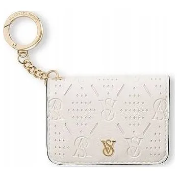 Peněženka Skládací pouzdro na karty Victoria's Secret , bílé, eko kůže